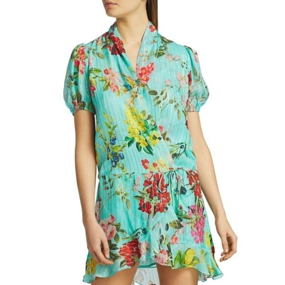 Rococo Sand Coastal Print Wrap Dress | Small - Picture 3 of 8